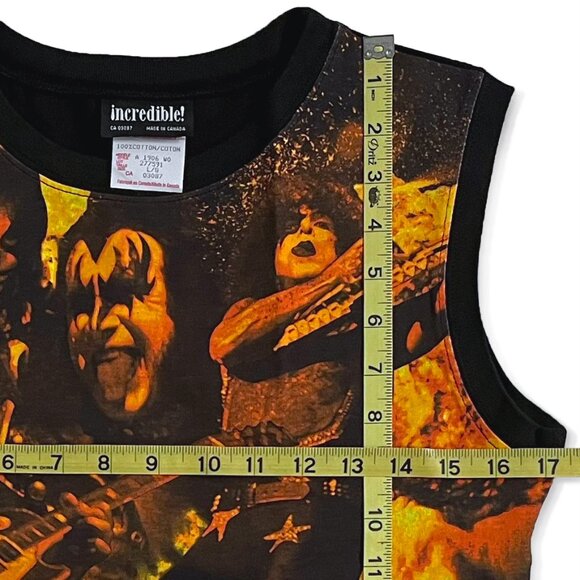 Vintage KISS Y2K Live All-Over Muscle Tee - Picture 8 of 9